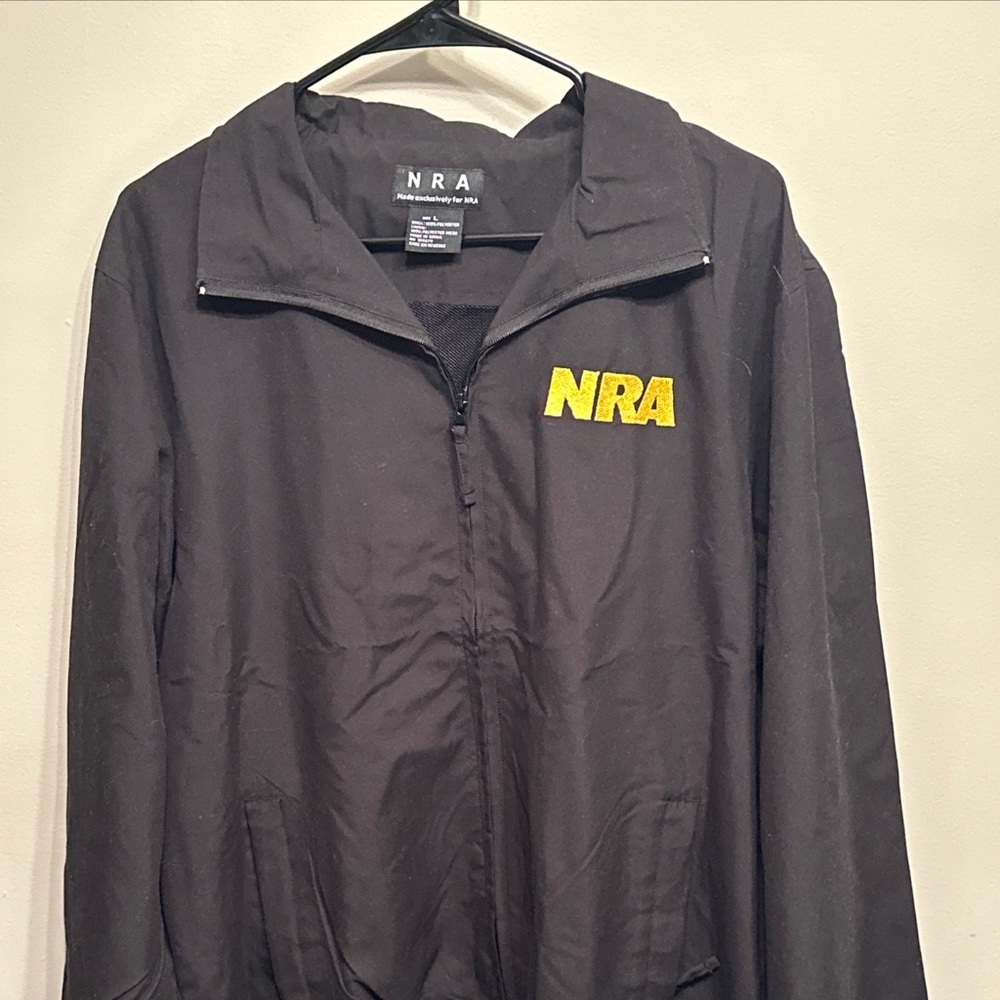 NRA jacket with eagle on back